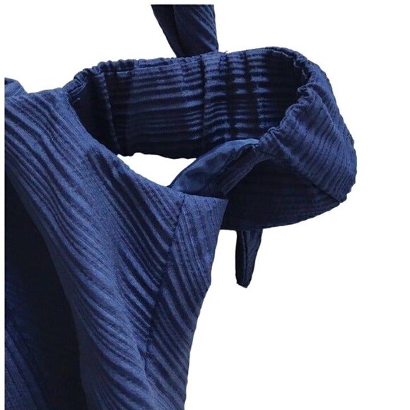 NWT Topshop Navy Off the shoulder Dress, Size 6 - Picture 4 of 9